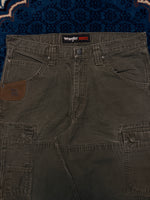 Wrangler Army Green Riggs Workwear Jeans - 32