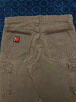 Wrangler Army Green Riggs Workwear Jeans - 32