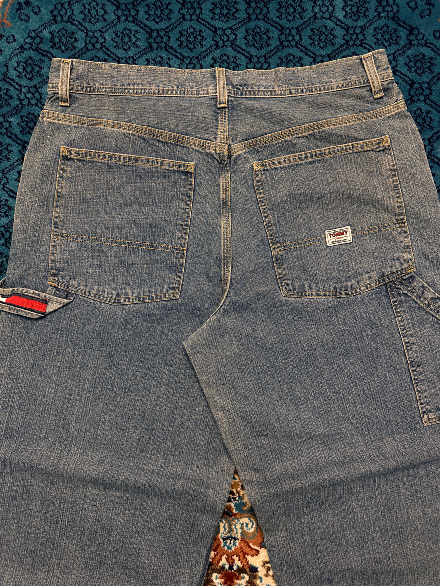 Tommy Jeans Blue Dungaree Style Jeans - 36