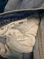 Levi's Blue 514 Low Rise Straight Fit Jeans - 33