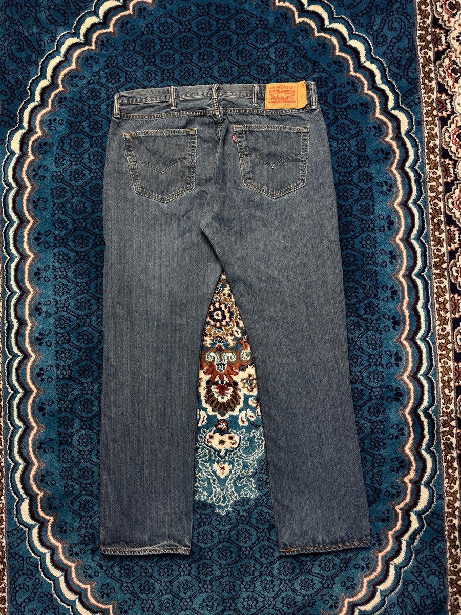 Levi's Blue 501 Original Straight Fit Jeans - 38