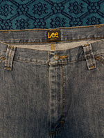 Lee Blue Dungaree Style Loose Fit Jeans - 38