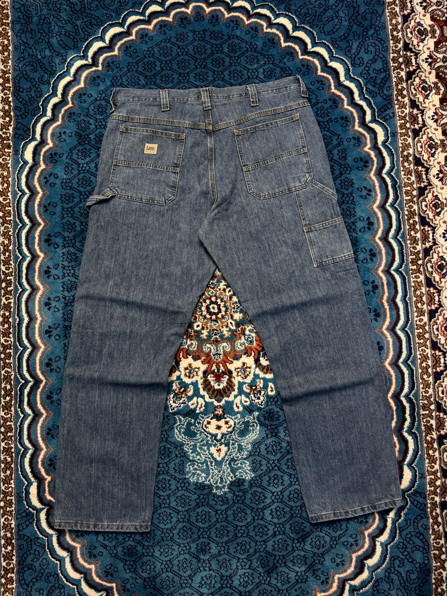 Lee Blue Dungaree Style Loose Fit Jeans - 38