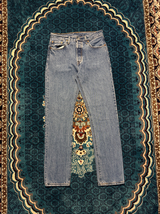 Levi's Blue 501 Straight Fit Jeans - 28