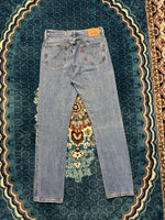 Levi's Blue 501 Straight Fit Jeans - 28