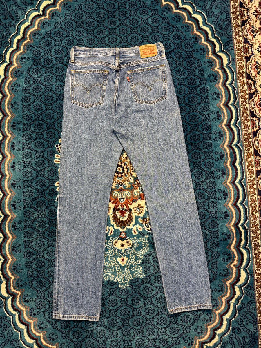 Levi's Blue 501 Straight Fit Jeans - 28