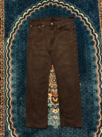 Levi's Black 514 Low Rise Straight Fit Jeans - 36