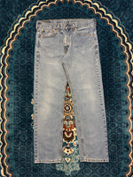 Levi's Blue 505 Regular Straight Fit Jeans - 32