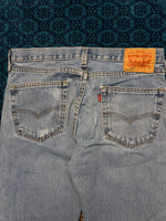 Levi's Blue 505 Regular Straight Fit Jeans - 32