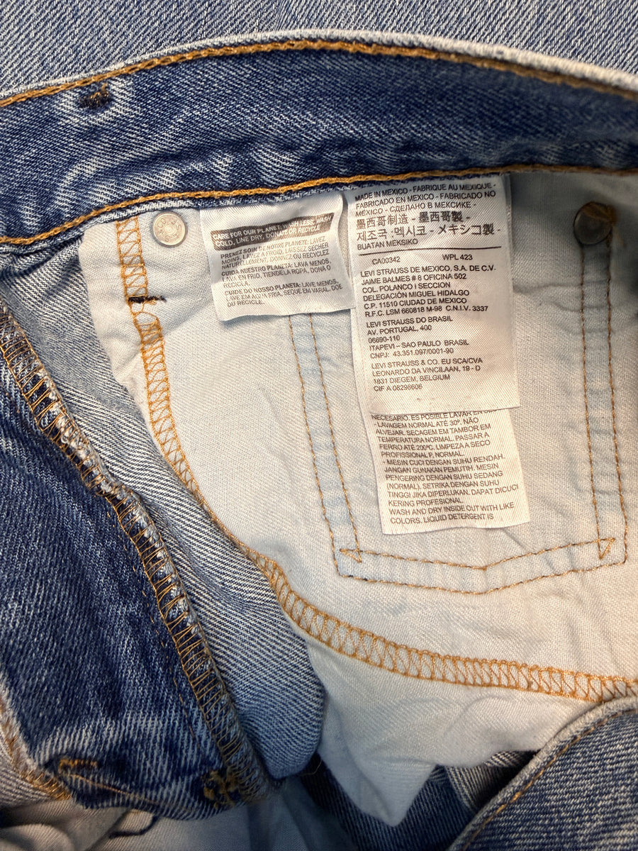 Levi's Blue 505 Regular Straight Fit Jeans - 32