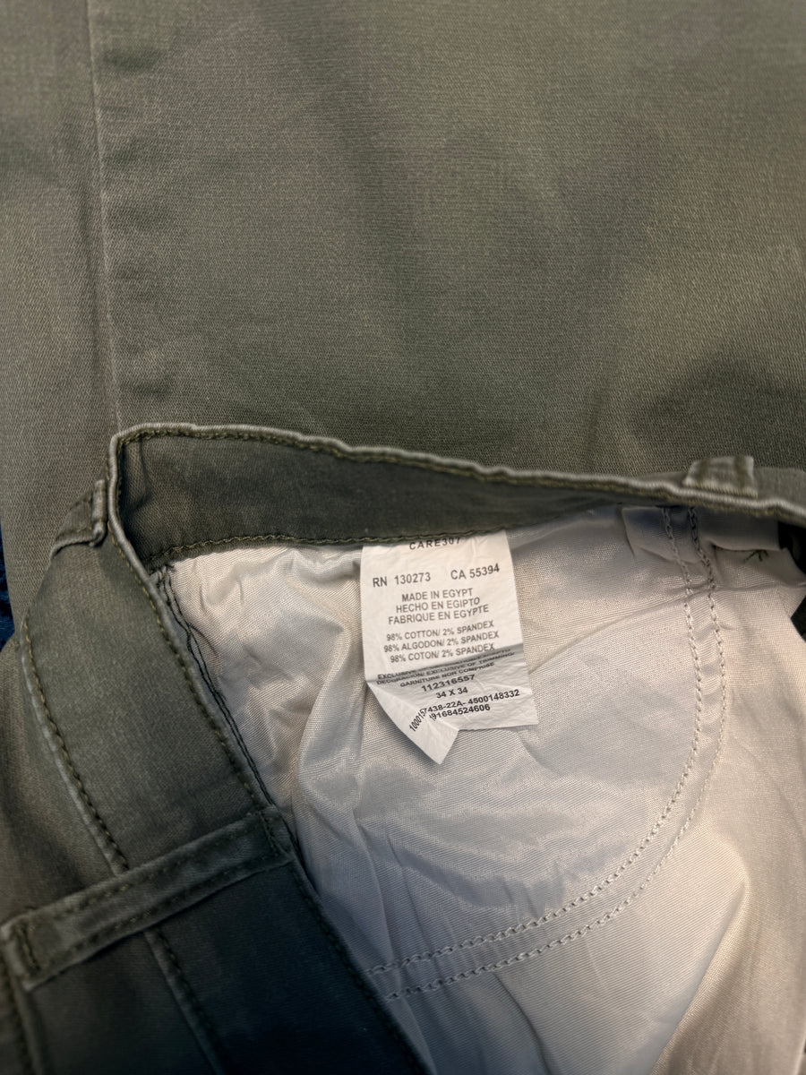 Wrangler Army Green Straight Fit Jeans - 34