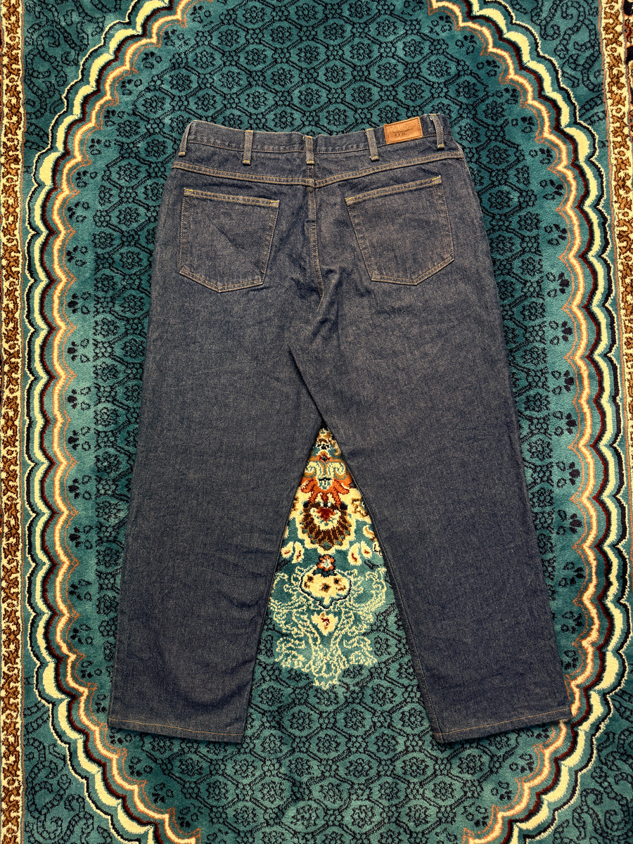 LL Bean Blue Comfort Waist Jeans - 36