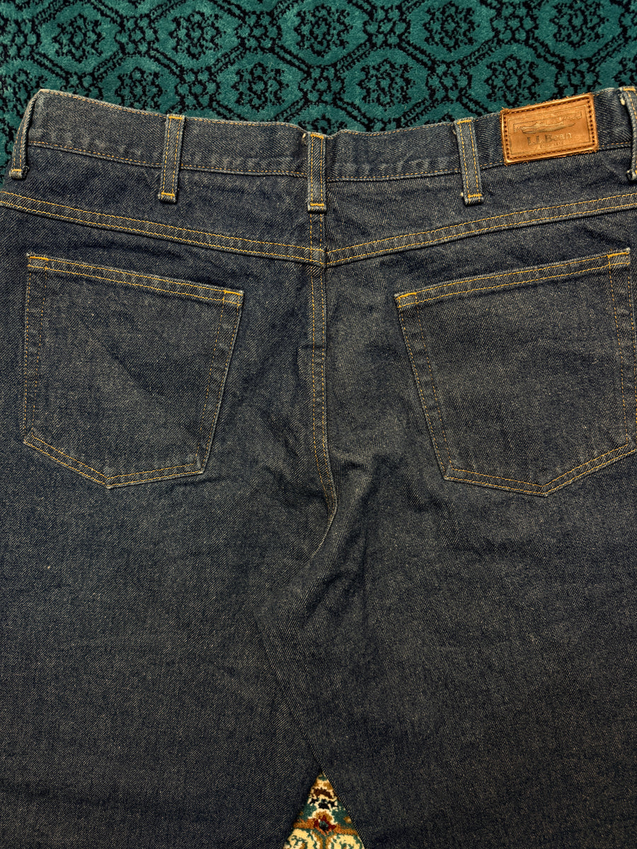 LL Bean Blue Comfort Waist Jeans - 36