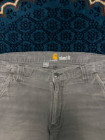 Carhartt Grey Relaxed Fit Jeans Distressed - 36
