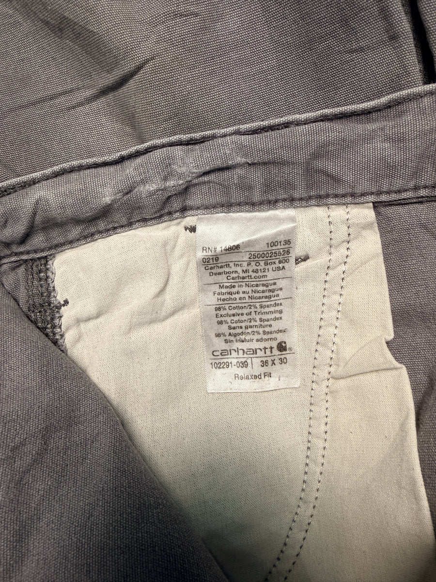 Carhartt Grey Relaxed Fit Jeans Distressed - 36