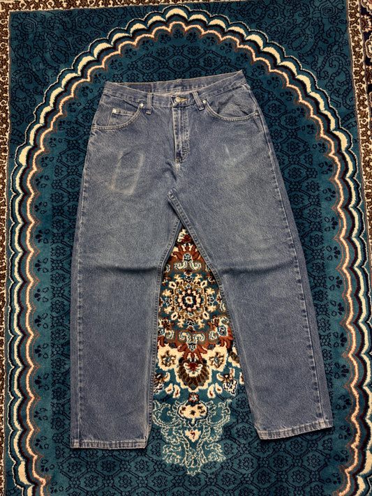 Wrangler Blue Straight Fit Jeans - 32