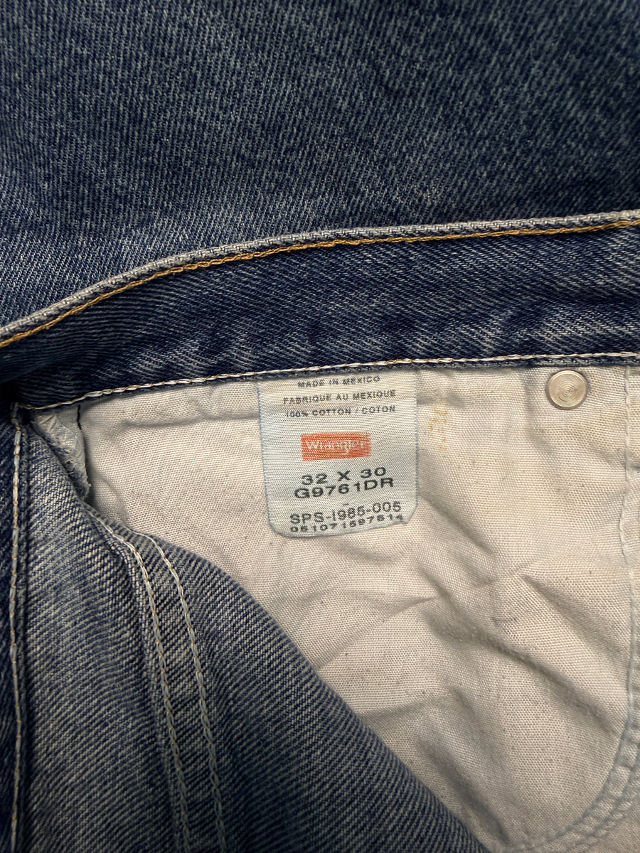 Wrangler Blue Straight Fit Jeans - 32
