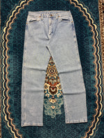 Wrangler Blue Relaxed Fit Jeans - 34