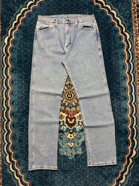 Wrangler Blue Relaxed Fit Jeans - 34