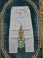 Wrangler Blue Relaxed Fit Jeans - 34
