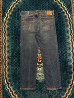 Levi's Blue 505 Straight Fit Jeans - 36