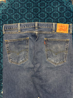 Levi's Blue 505 Straight Fit Jeans - 36