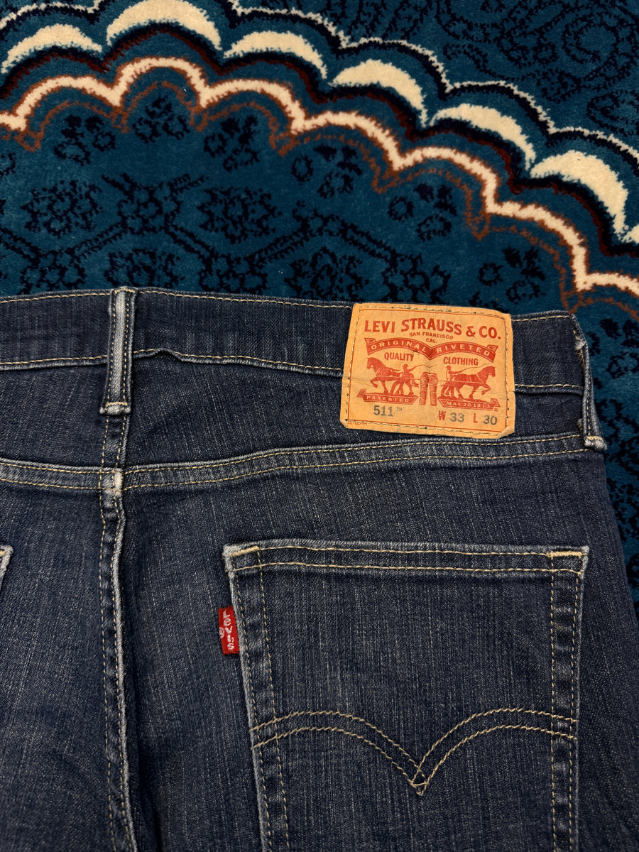 Levi's Blue 511 Slim Fit Jeans - 33