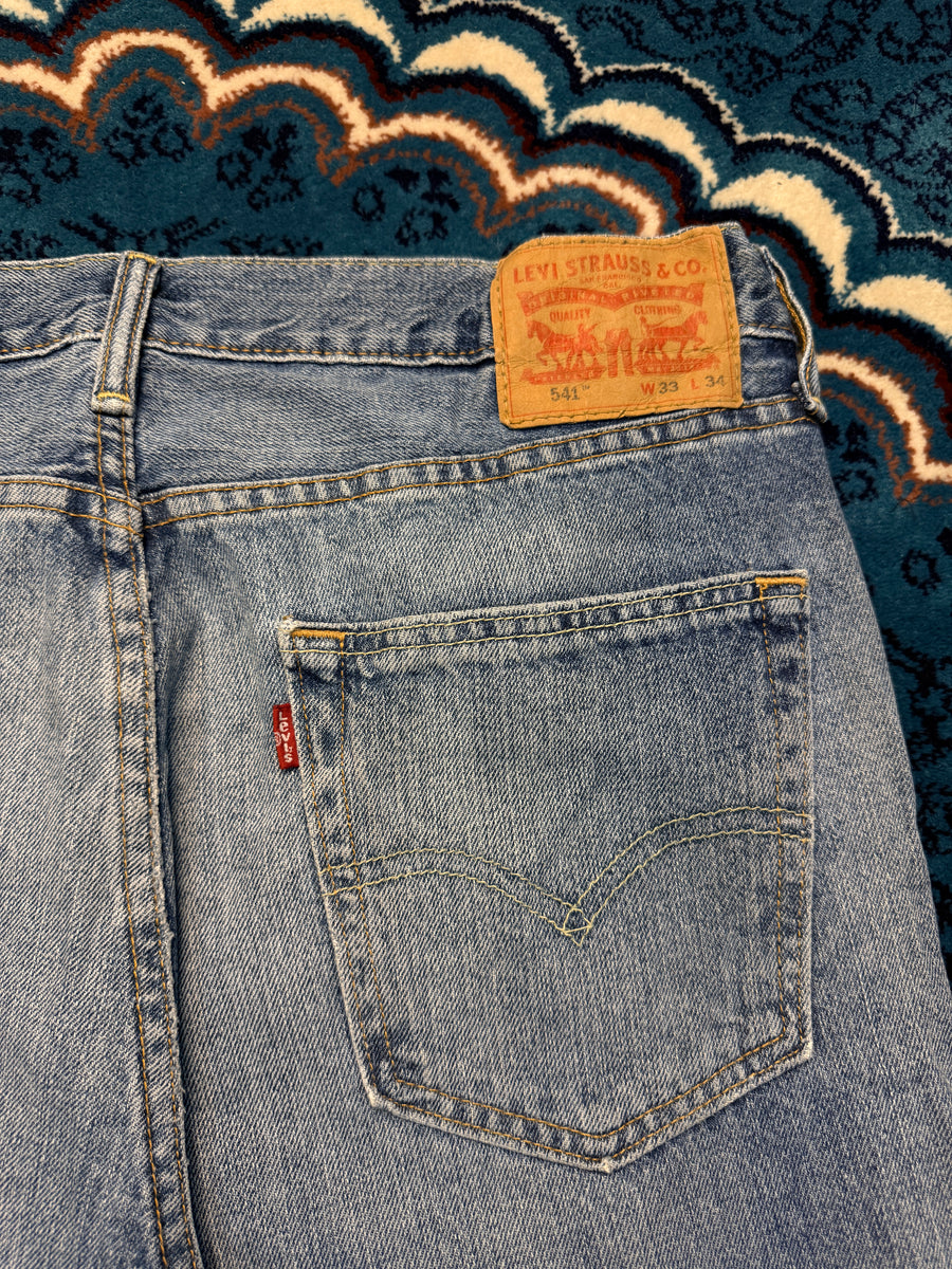 Levi's Blue 541 Athletic Tapered Jeans - 33