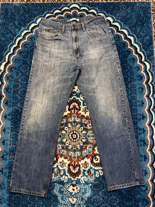 Lee Blue Regular Straight Leg Jeans - 34