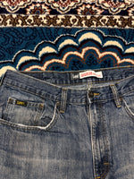 Lee Blue Regular Straight Leg Jeans - 34