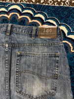 Lee Blue Regular Straight Leg Jeans - 34