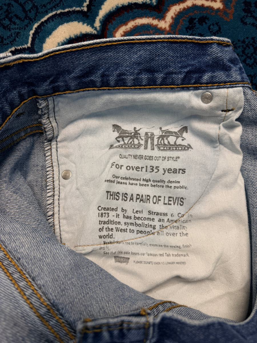 Levi's Blue 550 Relaxed Fit Jeans - 34