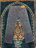 Levi's Blue 501 Straight Fit Jeans - 36