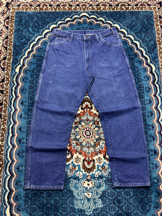 Dickies Blue Dungaree Style Jeans - 36