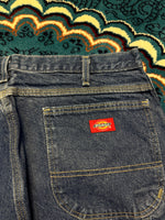 Dickies Blue Dungaree Style Jeans - 36