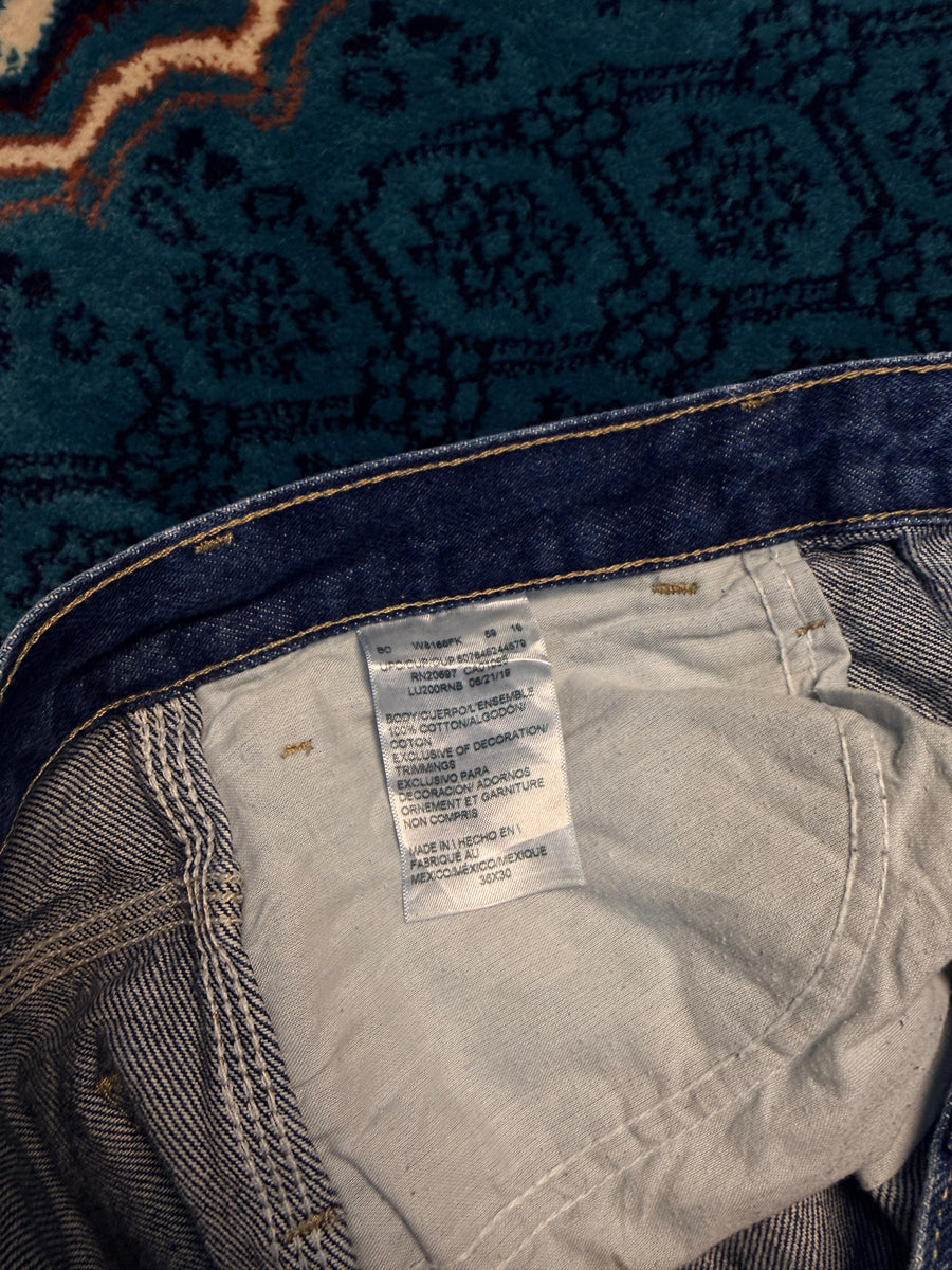 Dickies Blue Dungaree Style Jeans - 36
