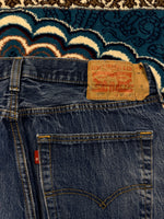 Levi's Blue 501 Original Straight Fit Jeans - 35