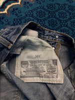 Levi's Blue 501 Original Straight Fit Jeans - 35