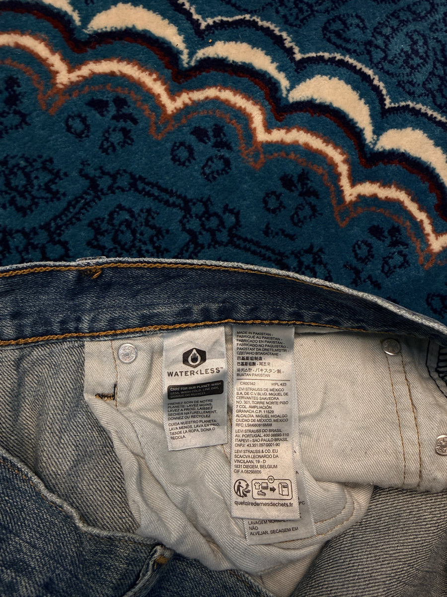 Levi's Blue 559 Relaxed Straight Fit Jeans - 34