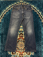 Levi's Blue 527 Slim Bootcut Jeans - 14