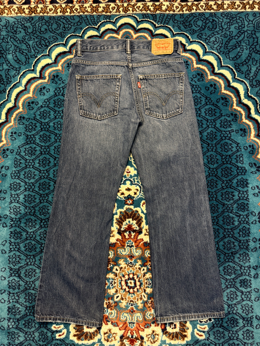 Levi's Blue 527 Slim Bootcut Jeans - 14