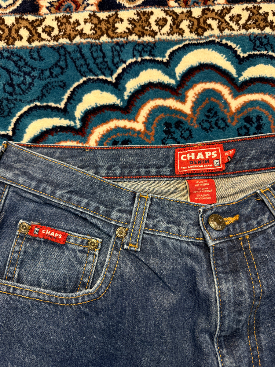 Chaps Denim Blue Straight Fit Jeans - 32