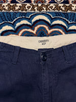 Carhartt WIP Navy Blue Aviation Pants - 28