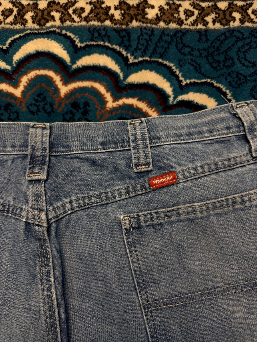 Wrangler Blue Dungaree Style Jeans - 36