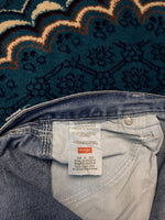 Wrangler Blue Dungaree Style Jeans - 36