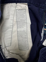 Carhartt Navy Blue Cotton Pants - 36