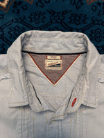 Hilfiger Denim Vintage Stripe Blue Shirt - L