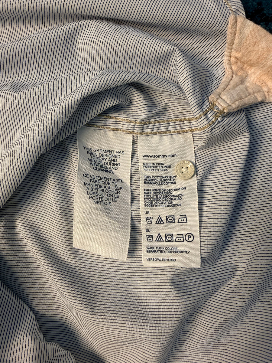 Hilfiger Denim Vintage Stripe Blue Shirt - L