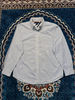 Tommy Hilfiger Stripe Blue Shirt - L