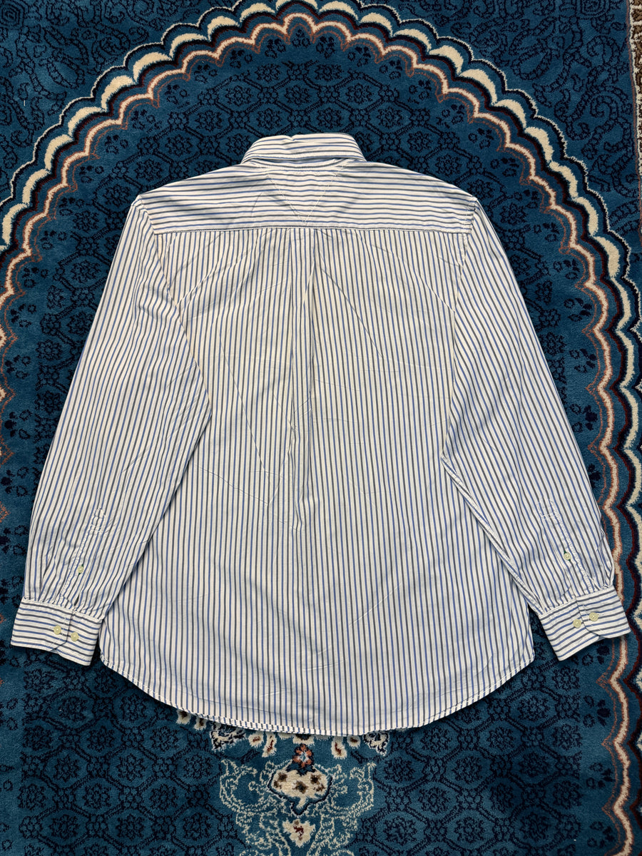 Tommy Hilfiger Stripe Blue Shirt - L